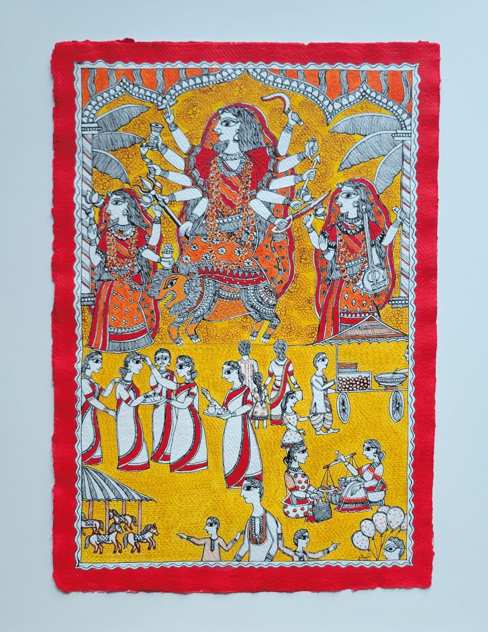 Durga's Procession
